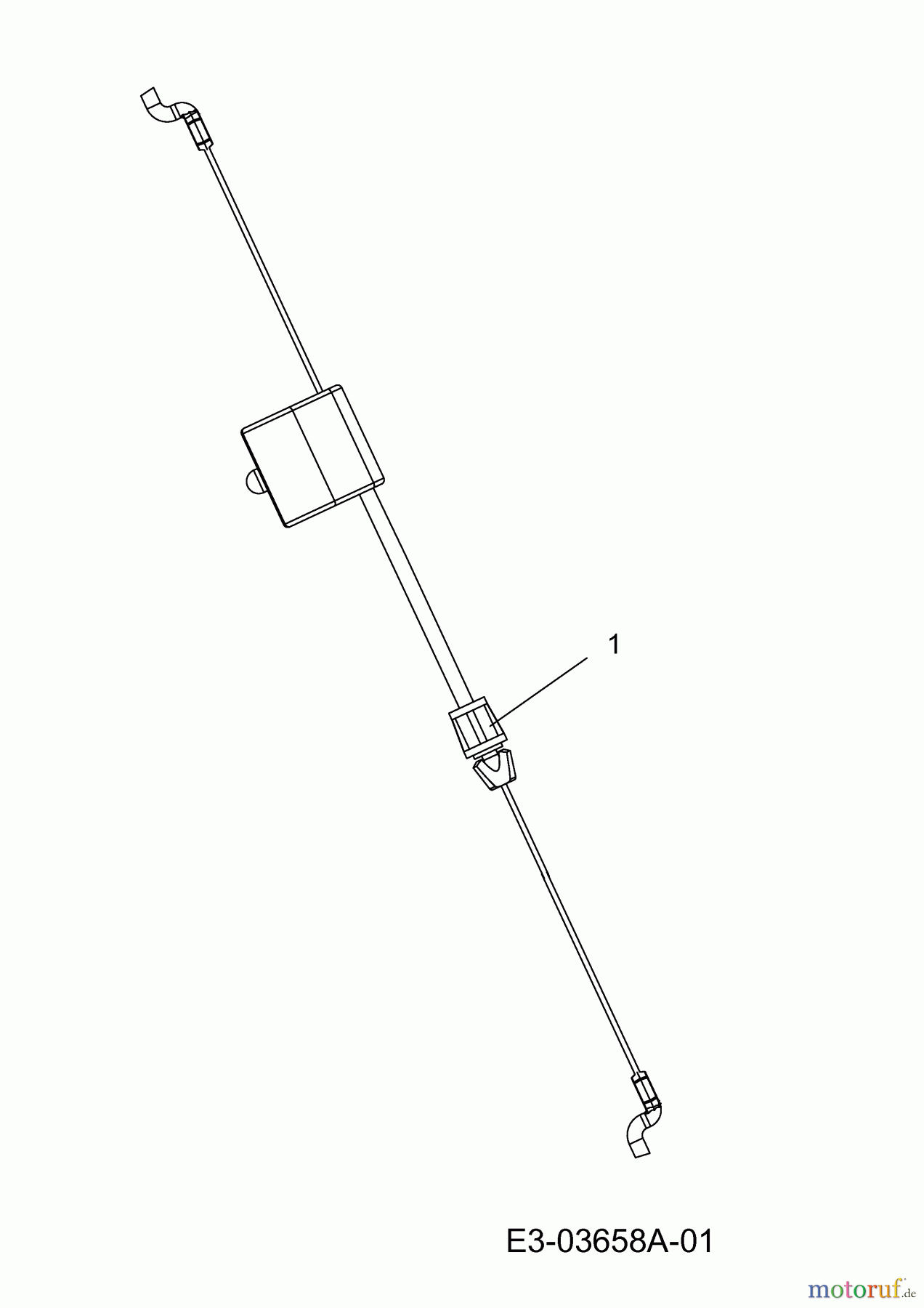  Wolf-Garten Petrol mower Expert 420 11A-LUSC650  (2014) Control cable brake