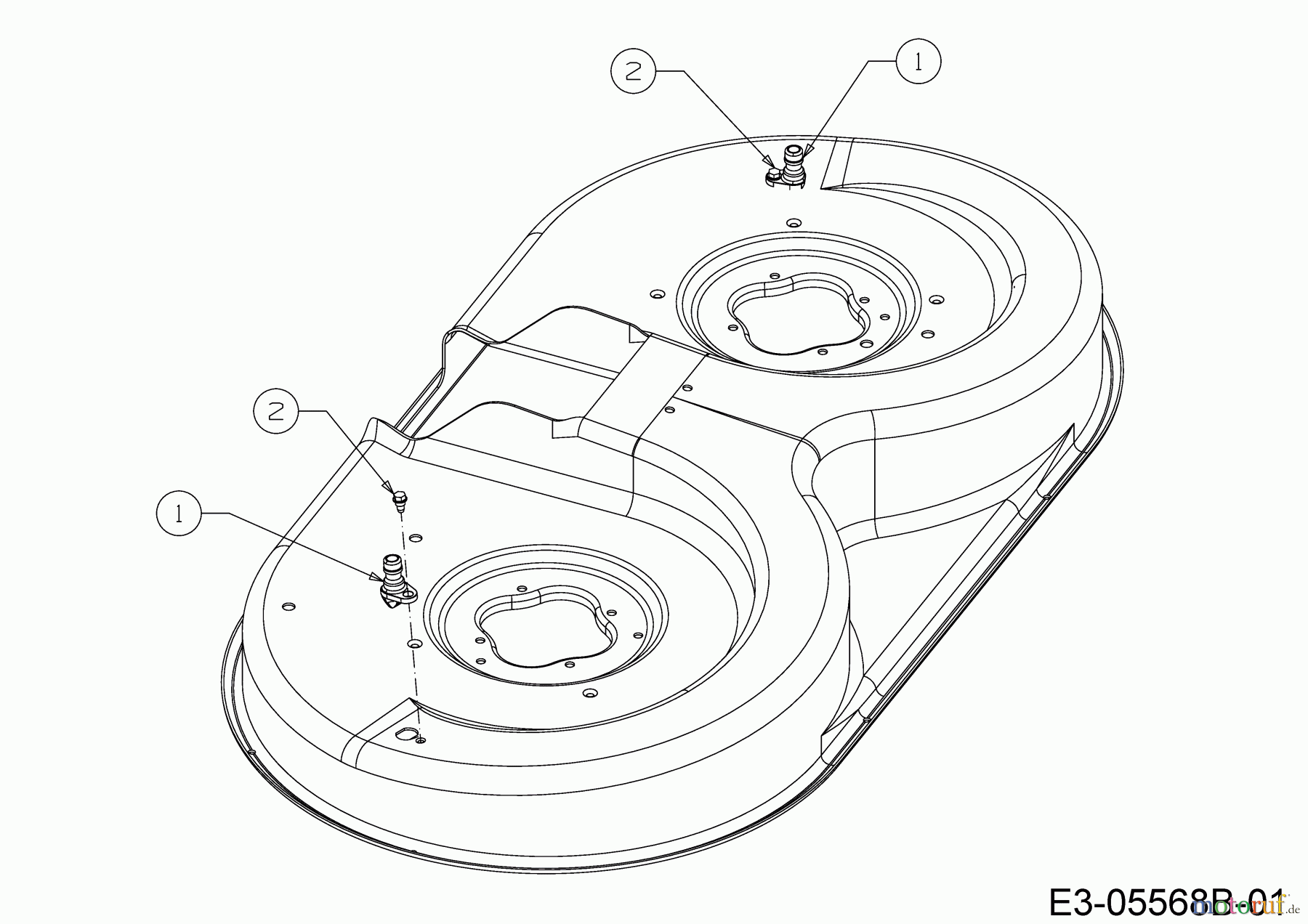  Wolf-Garten Lawn tractors 92.165 H 13IN71WE650  (2019) Spray nozzle