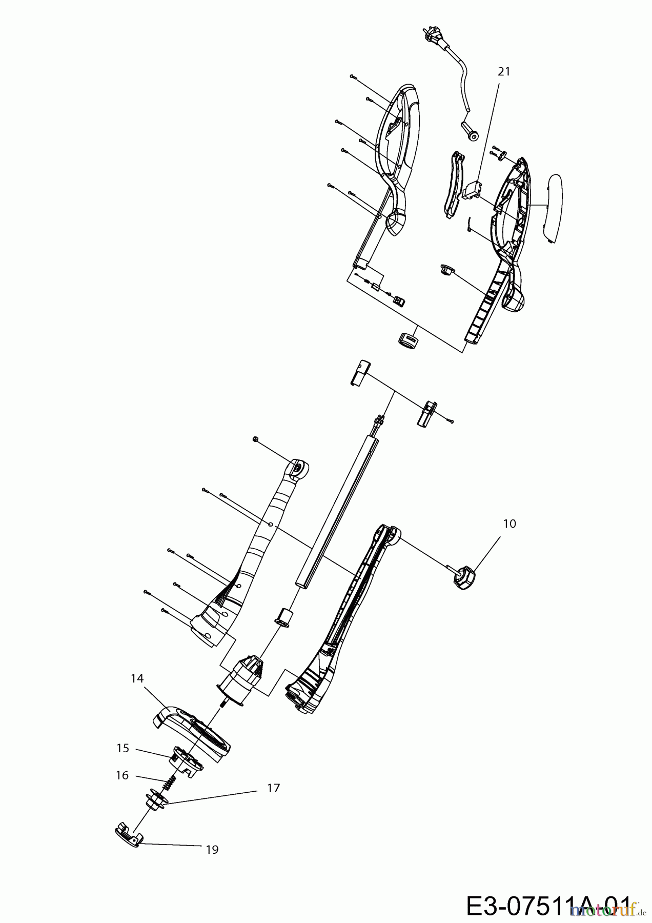  Wolf-Garten Electric trimmer Campus 350 RT 41BC0UU-650  (2019) Basic machine