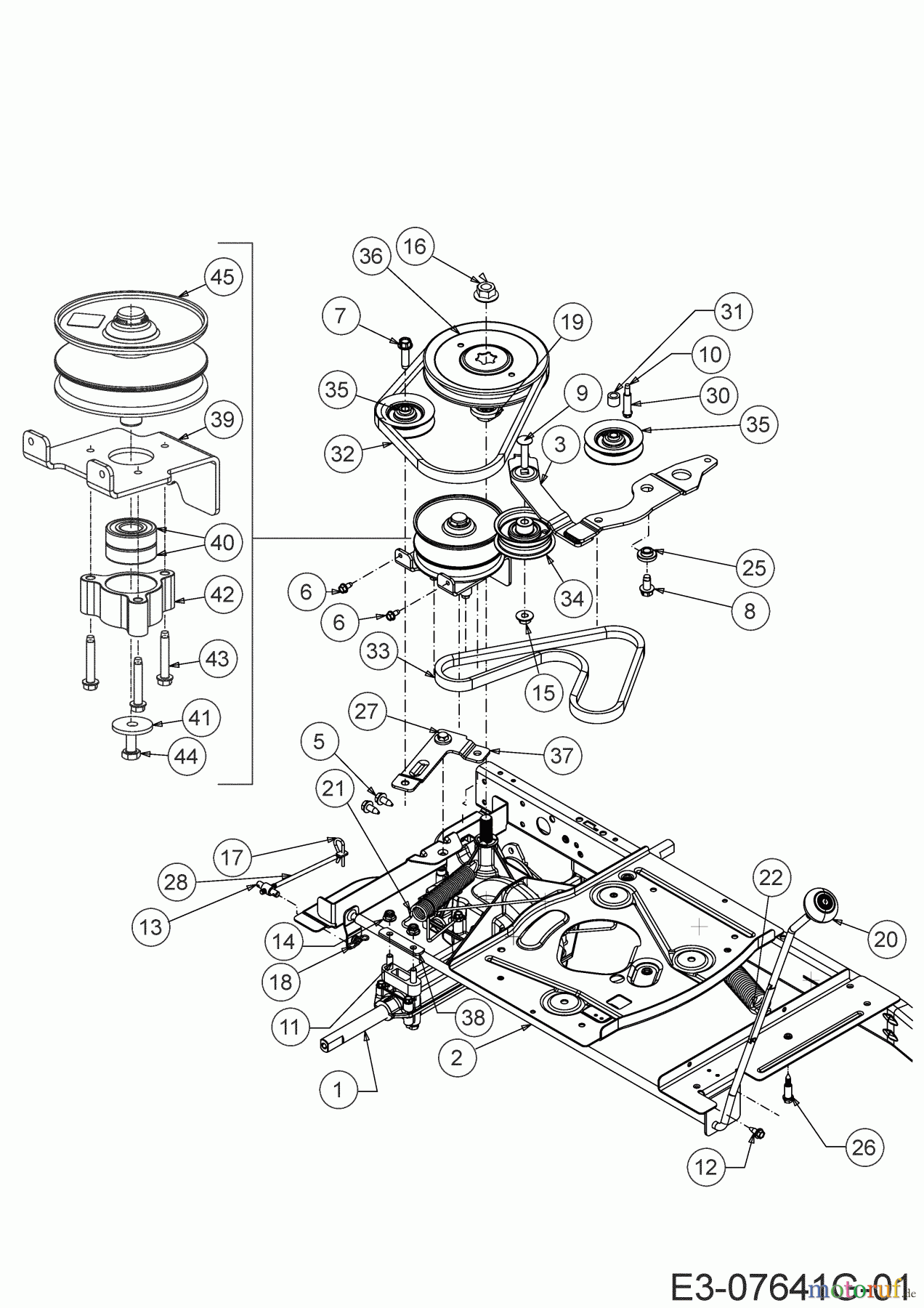  Wolf-Garten Lawn tractors Scooter 13C326SC650  (2020) Drive system