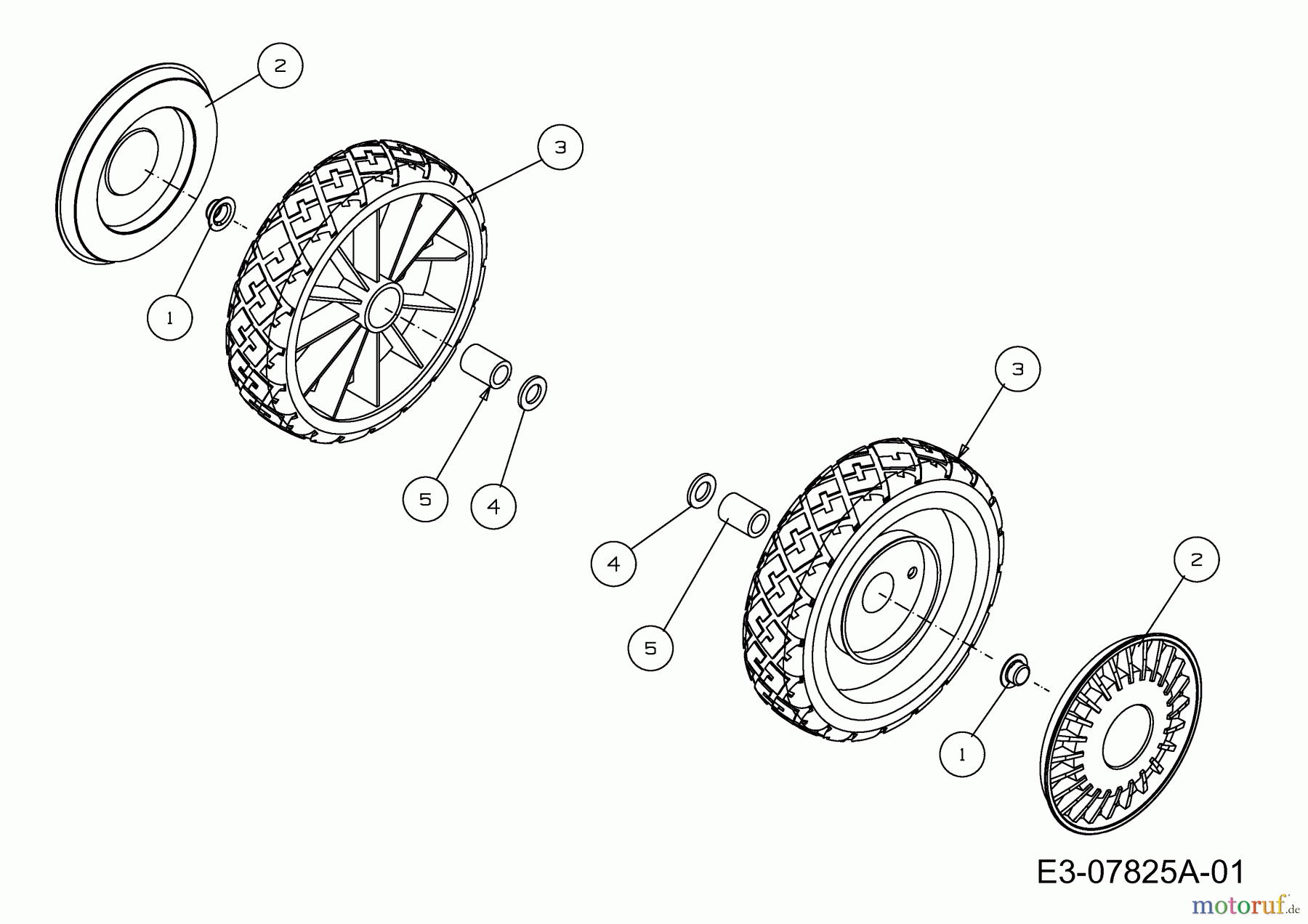  Wolf-Garten Snow throwers Expert 5370 31AR2T6D650  (2016) Wheels