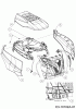 Wolf-Garten 95.165 H 13ADA1VB650 (2017) Listas de piezas de repuesto y dibujos Engine hood V-Style