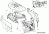 Wolf-Garten 95.165 H 13CDA1VB650 (2019) Listas de piezas de repuesto y dibujos Engine hood Wolf-Style