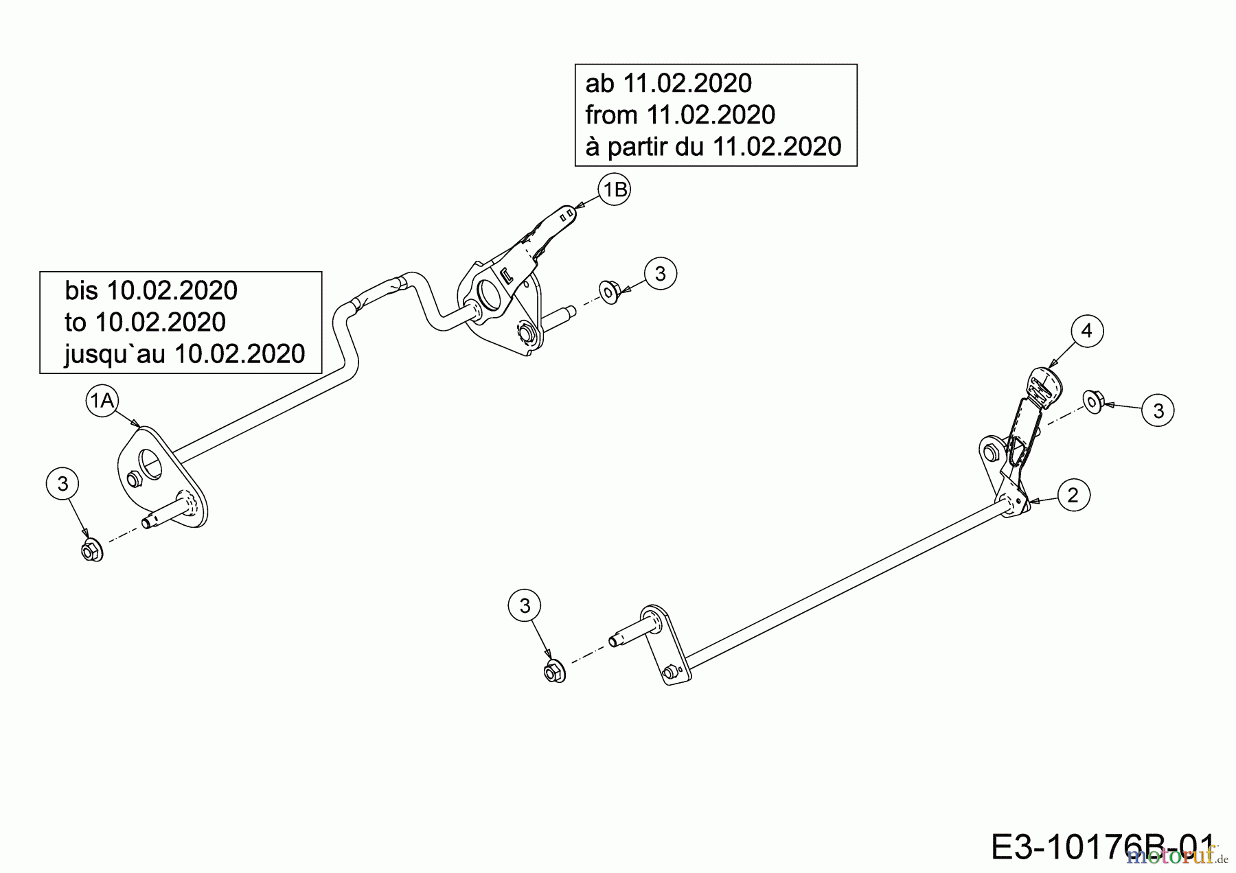  Wolf-Garten Petrol mower self propelled A 5300 A 12B-POKC650 (2020) Axles, Height adjustment