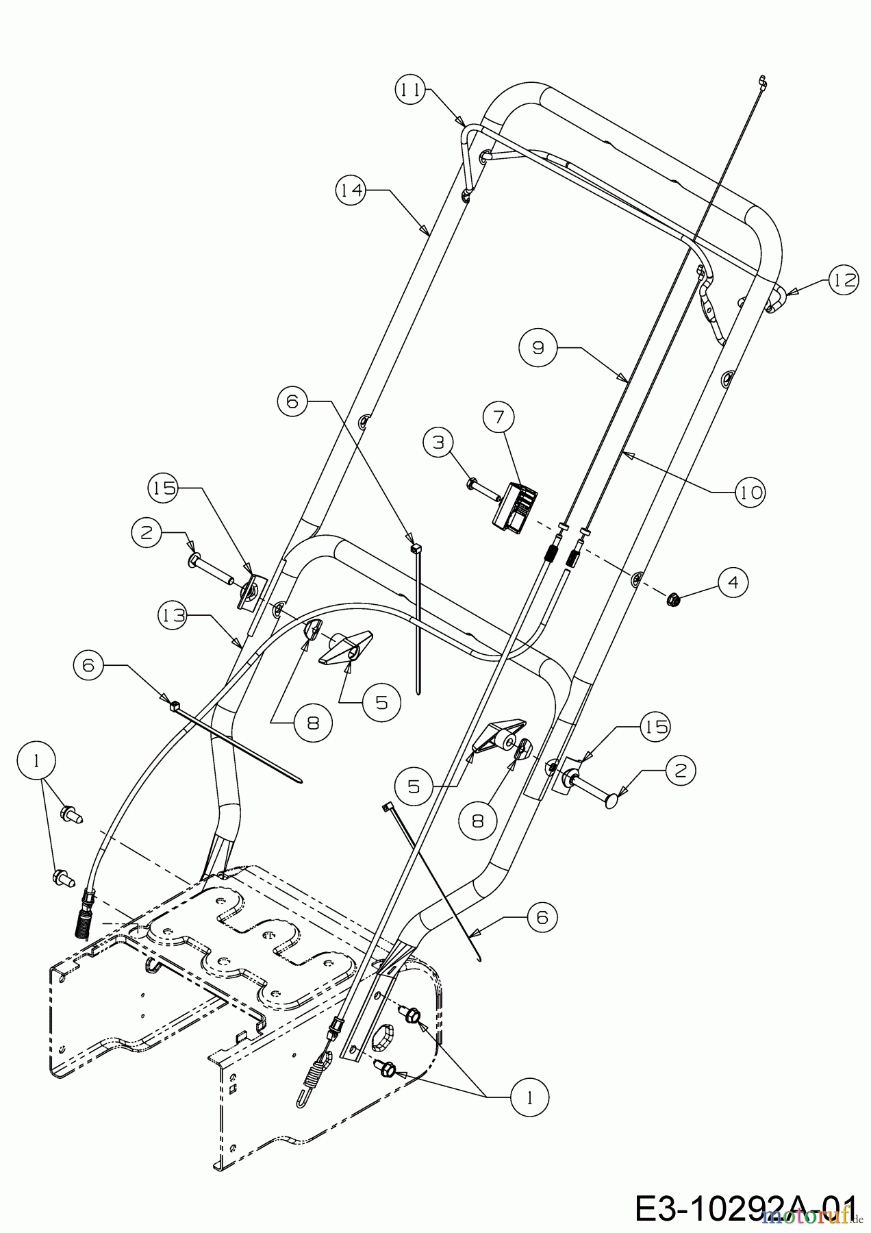  Wolf-Garten Snow throwers SF 56 31A-3AAD650  (2020) Handle