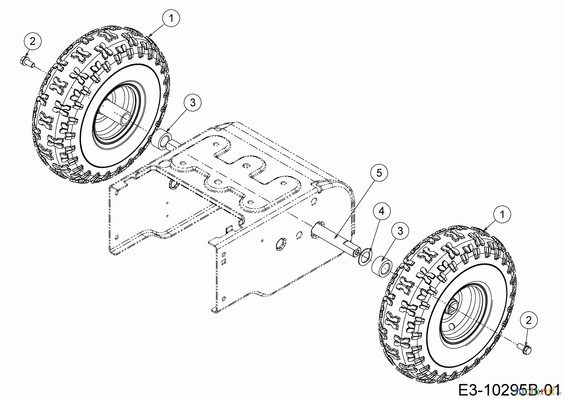  Wolf-Garten Snow throwers SF 56 31A-3AAD650  (2020) Wheels