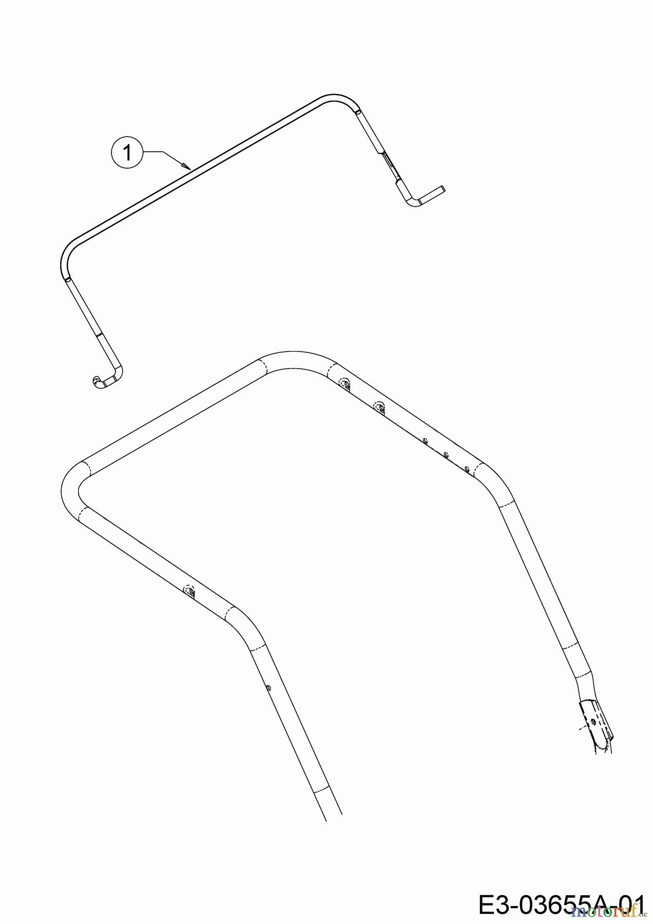  Wolf-Garten Petrol mower A 4600 11D-TOSC650 (2022) Brake lever