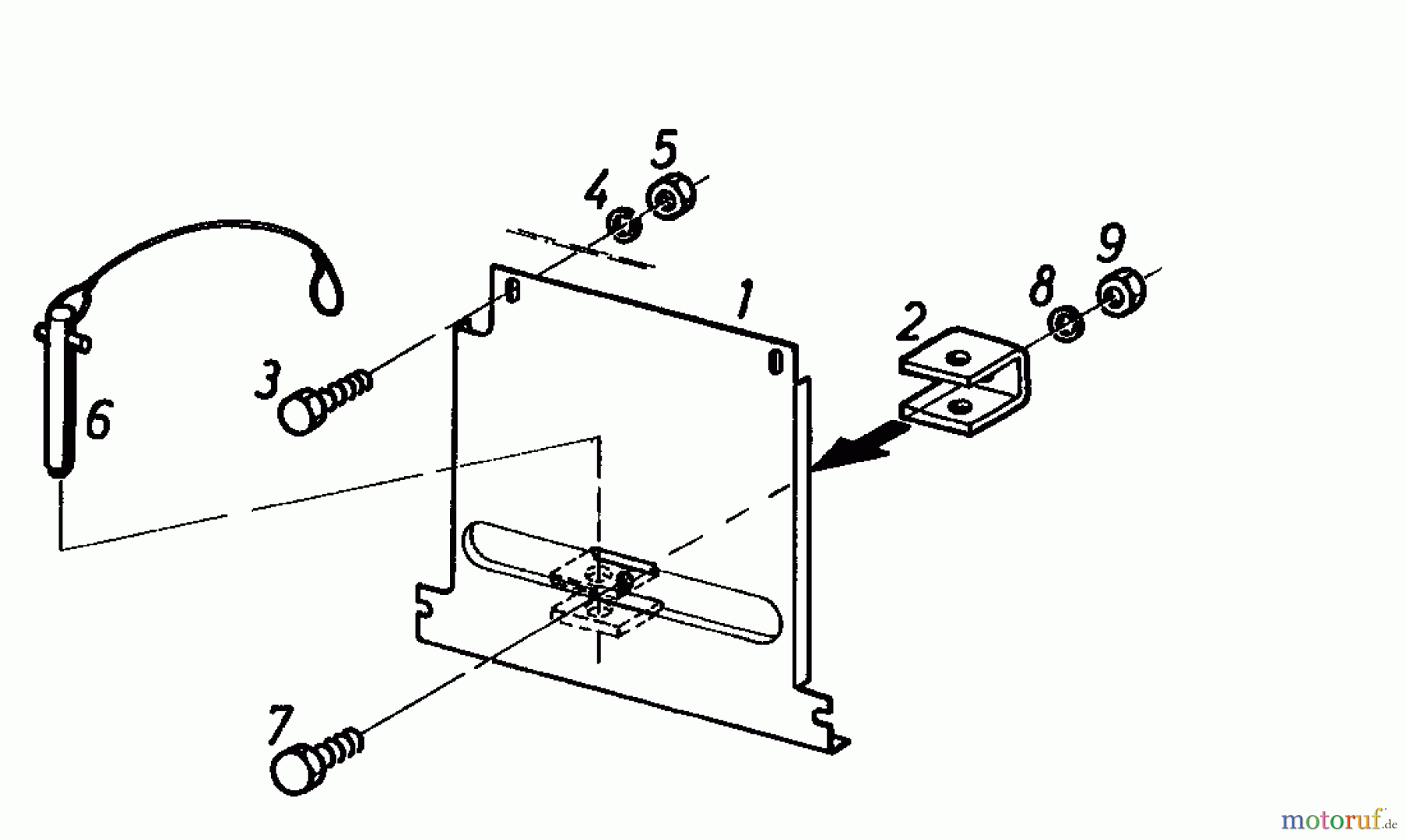  Gutbrod Lawn tractors 810 HEBS 02635.06  (1985) Coupling