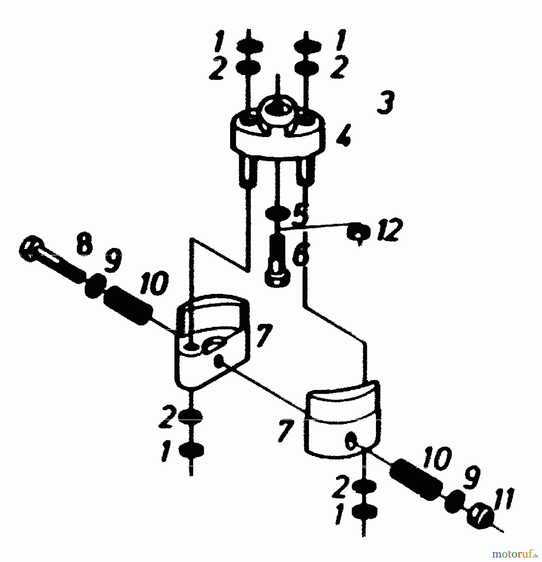  Gutbrod Cutter bar mower BM 100 4/BS 07507.02  (1988) Clutch