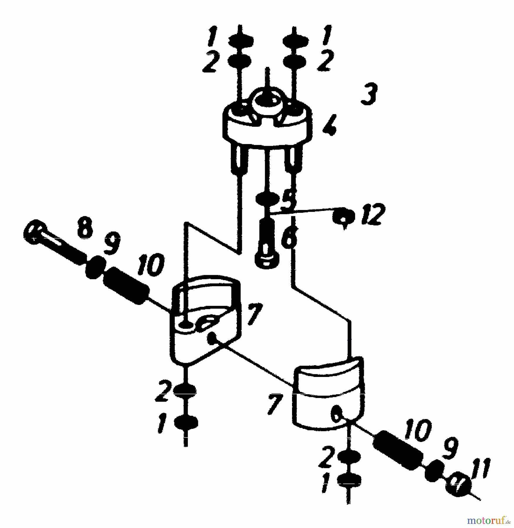  Gutbrod Cutter bar mower BM 100-2/G 07507.01  (1988) Clutch