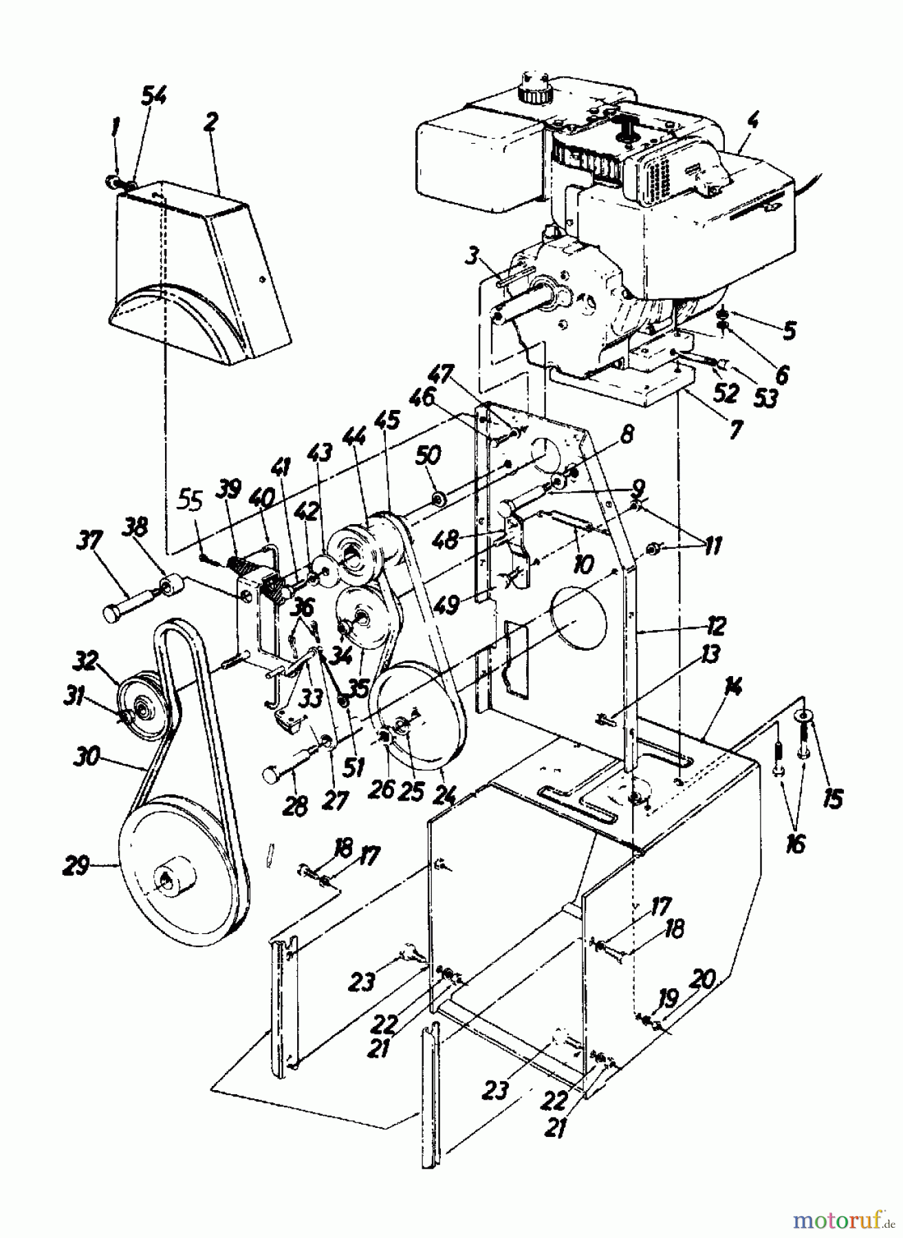  Blizzard Snow throwers N 12-71 L 310-8610  (1990) Drive system, Milling drive