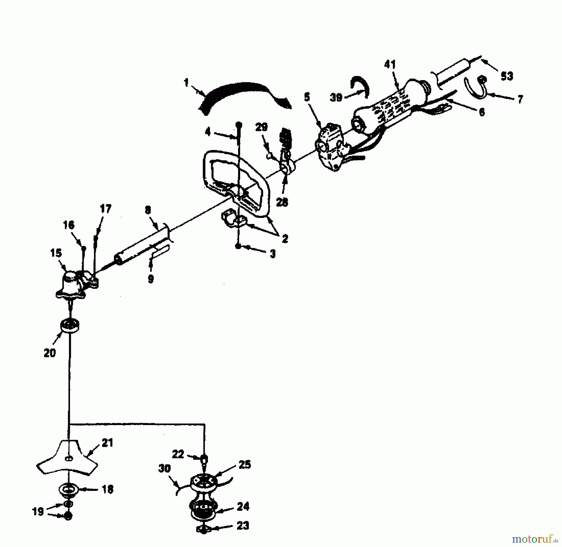  Golf Brush cutter 143 BS 02655.02  (1990) Basic machine