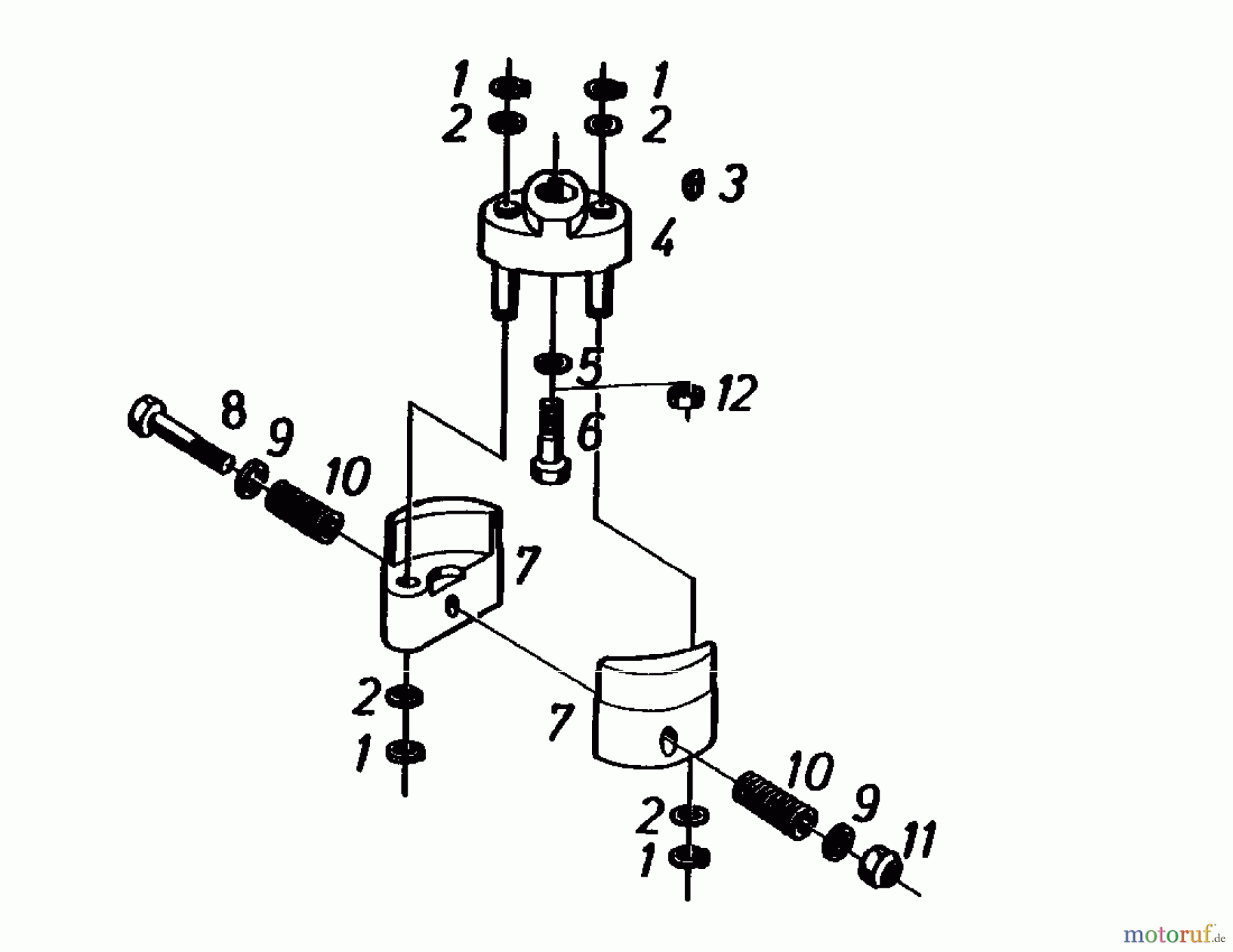  Gutbrod Cutter bar mower BM 100 4/BS 07507.02  (1990) Clutch