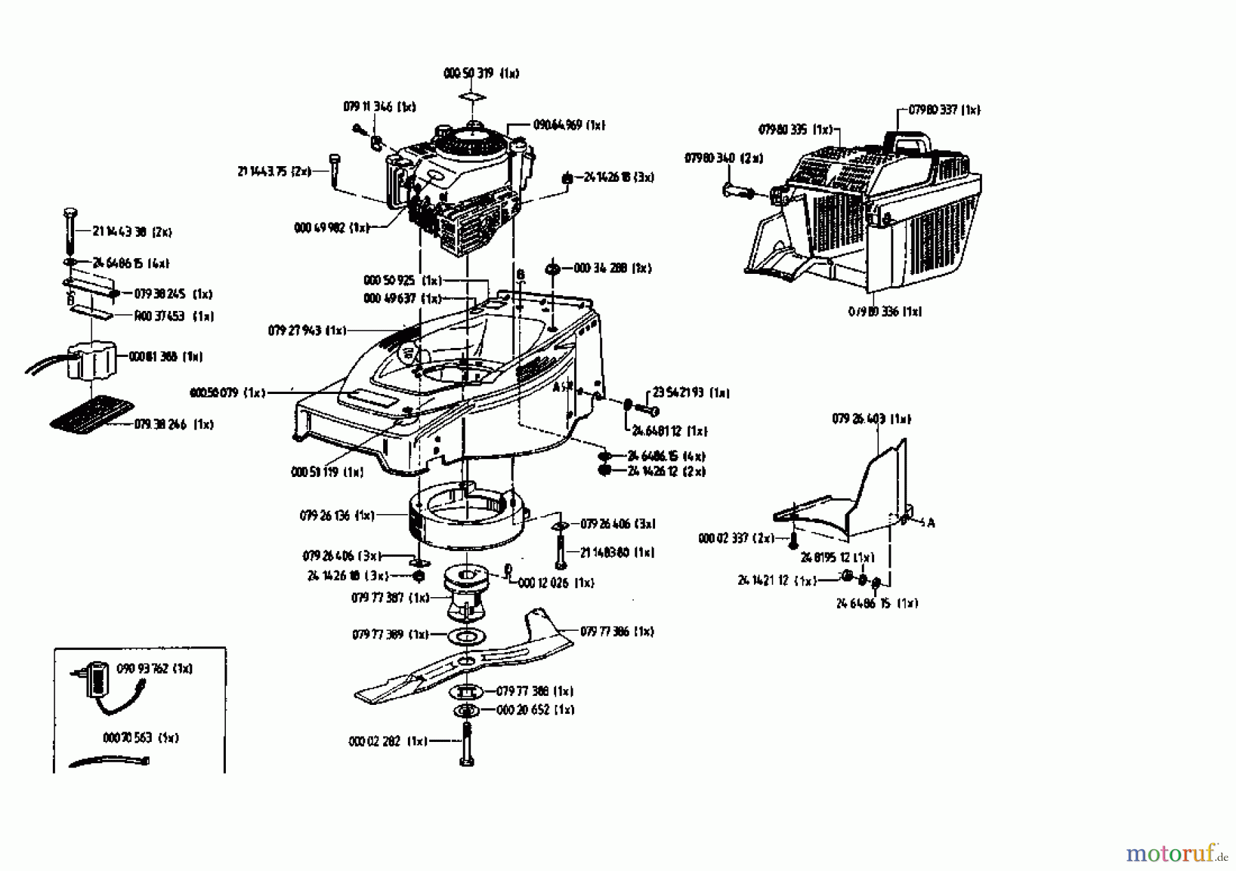  Gutbrod Petrol mower self propelled HB 48 REL 02815.02  (1993) Basic machine