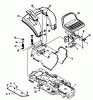 Gutbrod RSB 110-16 H 00097.02 (1994) Listas de piezas de repuesto y dibujos Frame, Seat, Fender