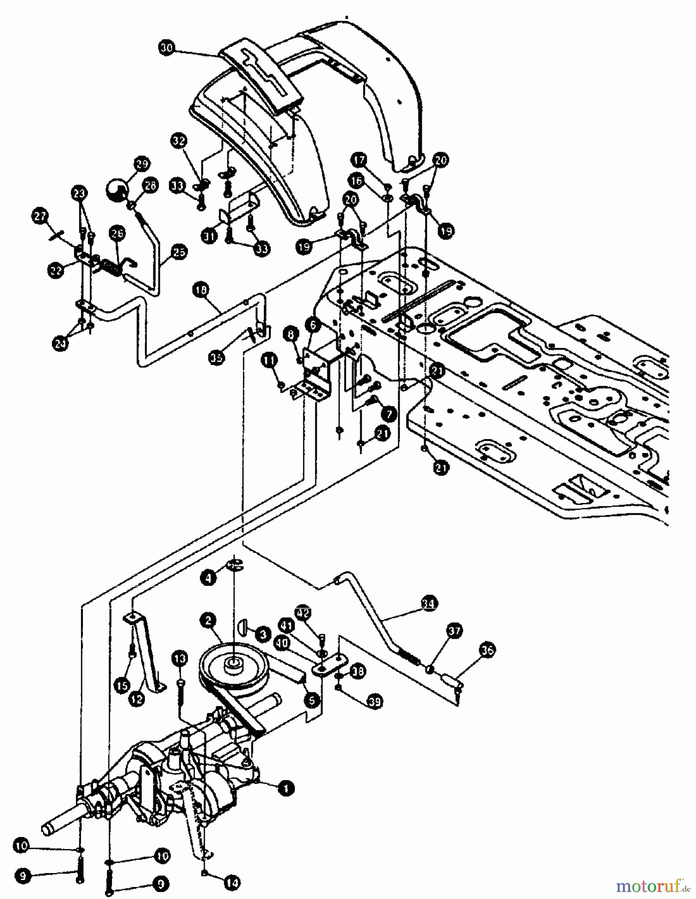  Gutbrod Lawn tractors RSB 80-12 00097.07  (1994) Deck lift