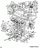 Floraself B 10 134C352D668 (1994) Listas de piezas de repuesto y dibujos Drive system, Engine pulley, Pedal, Rear wheels