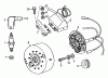 Gutbrod BM 100-2/G 07508.06 (1995) Listas de piezas de repuesto y dibujos Flywheel, Ignition