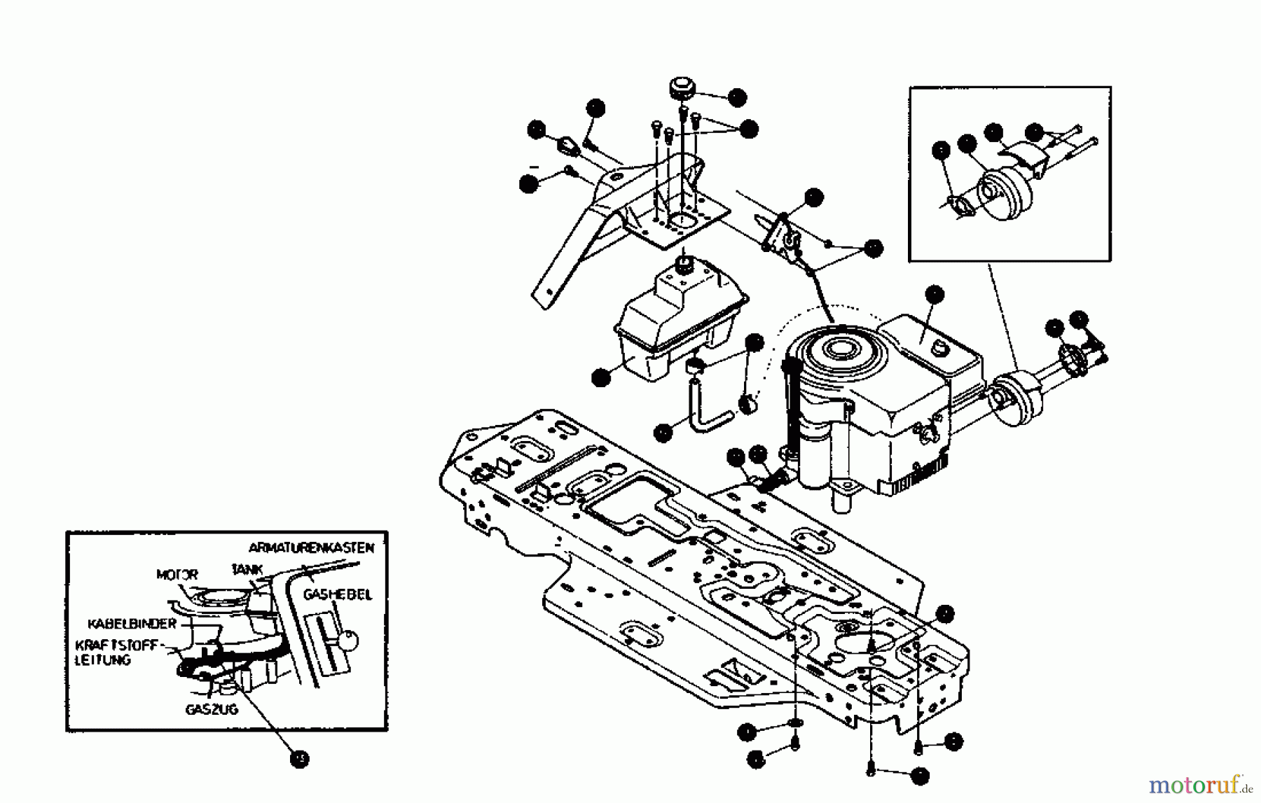  Gutbrod Lawn tractors RSB 80-12 00097.07  (1995) Engine accessories