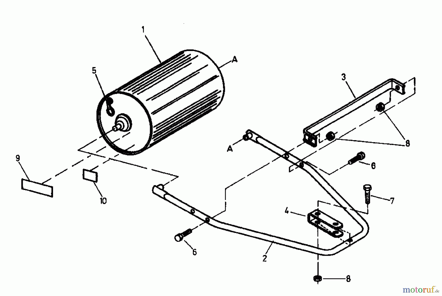  MTD Accessories Accessories garden and lawn tractors Roller RW 65 04012.06  (1995) Basic machine