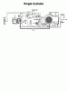 Agria 4600/96 134K679F609 (1994) Listas de piezas de repuesto y dibujos Wiring diagram single cylinder