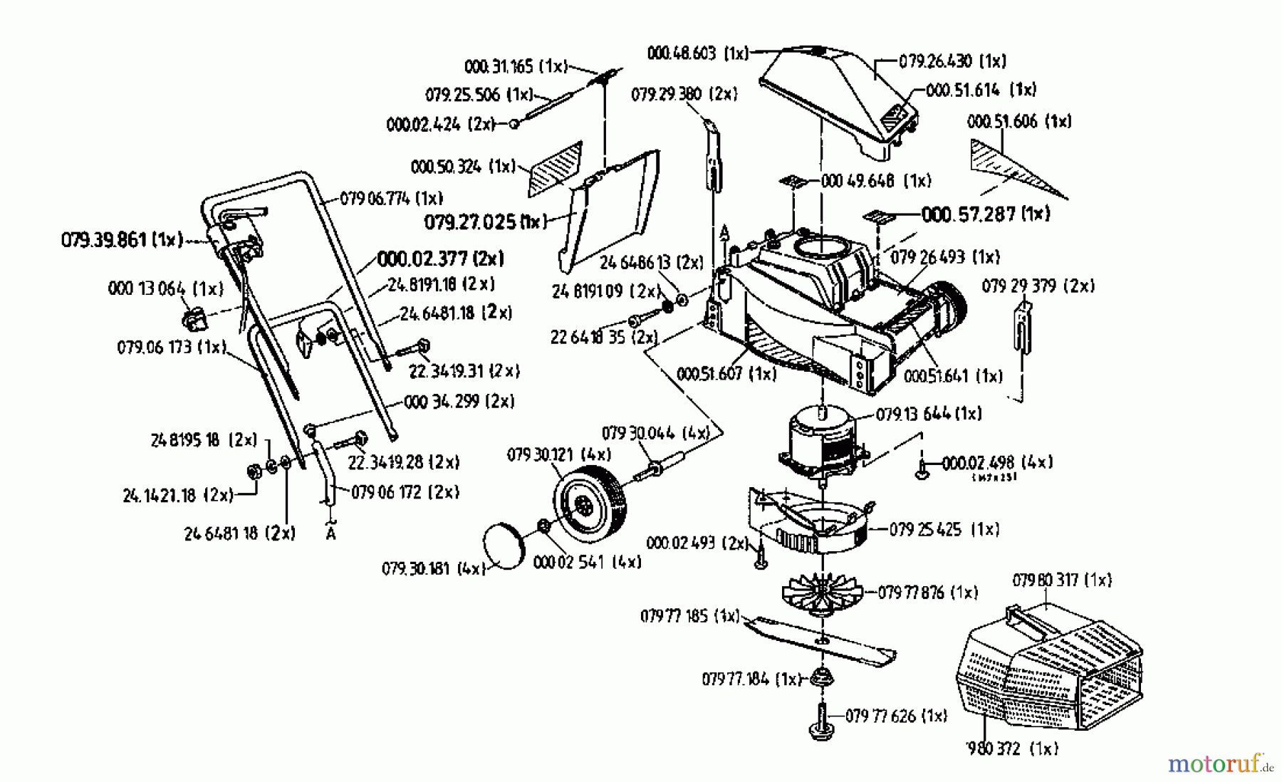  Fair Line Electric mower E 320 04039.08  (1996) Basic machine