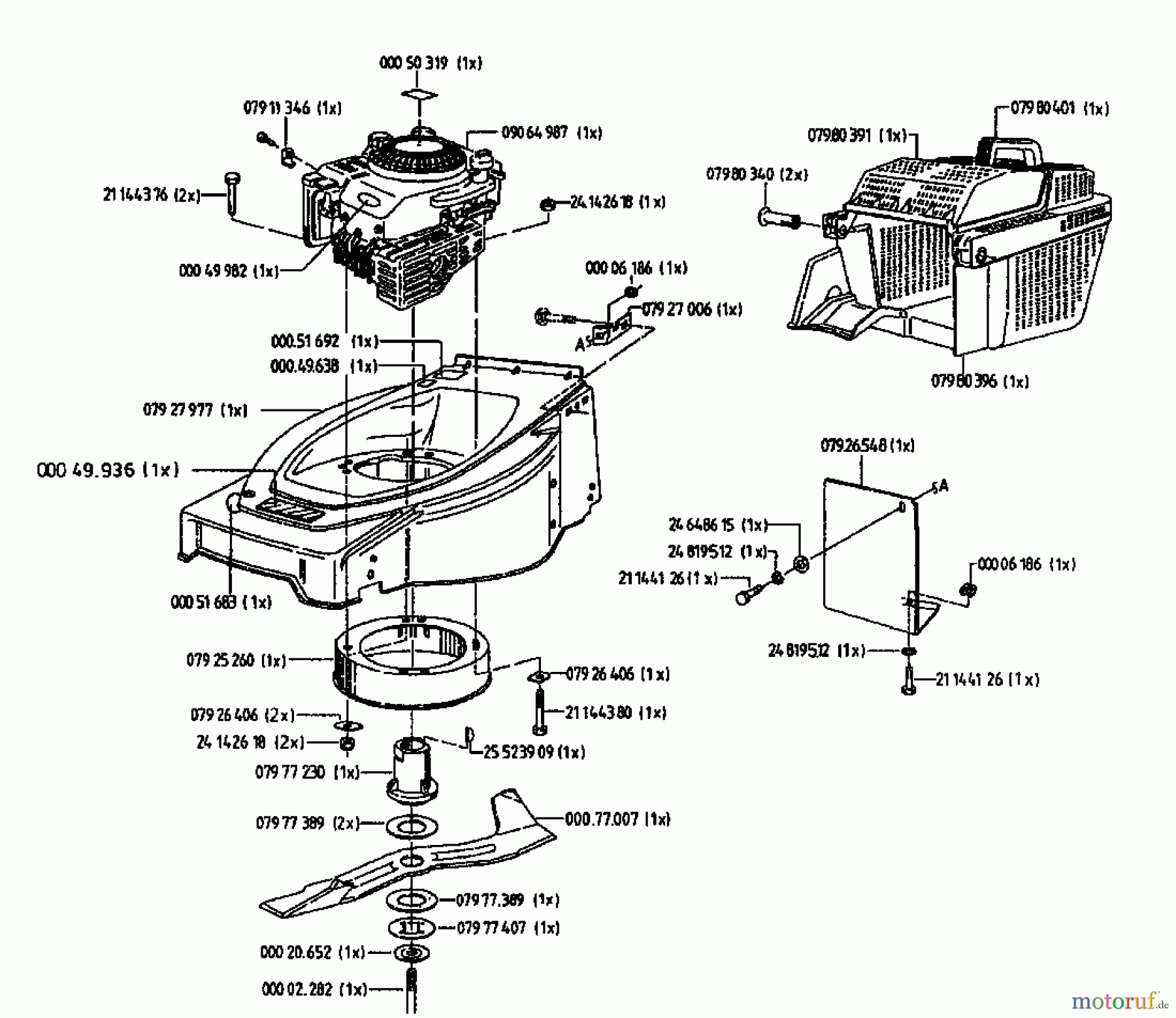  Gutbrod Petrol mower HB 42 L 04028.02  (1996) Basic machine