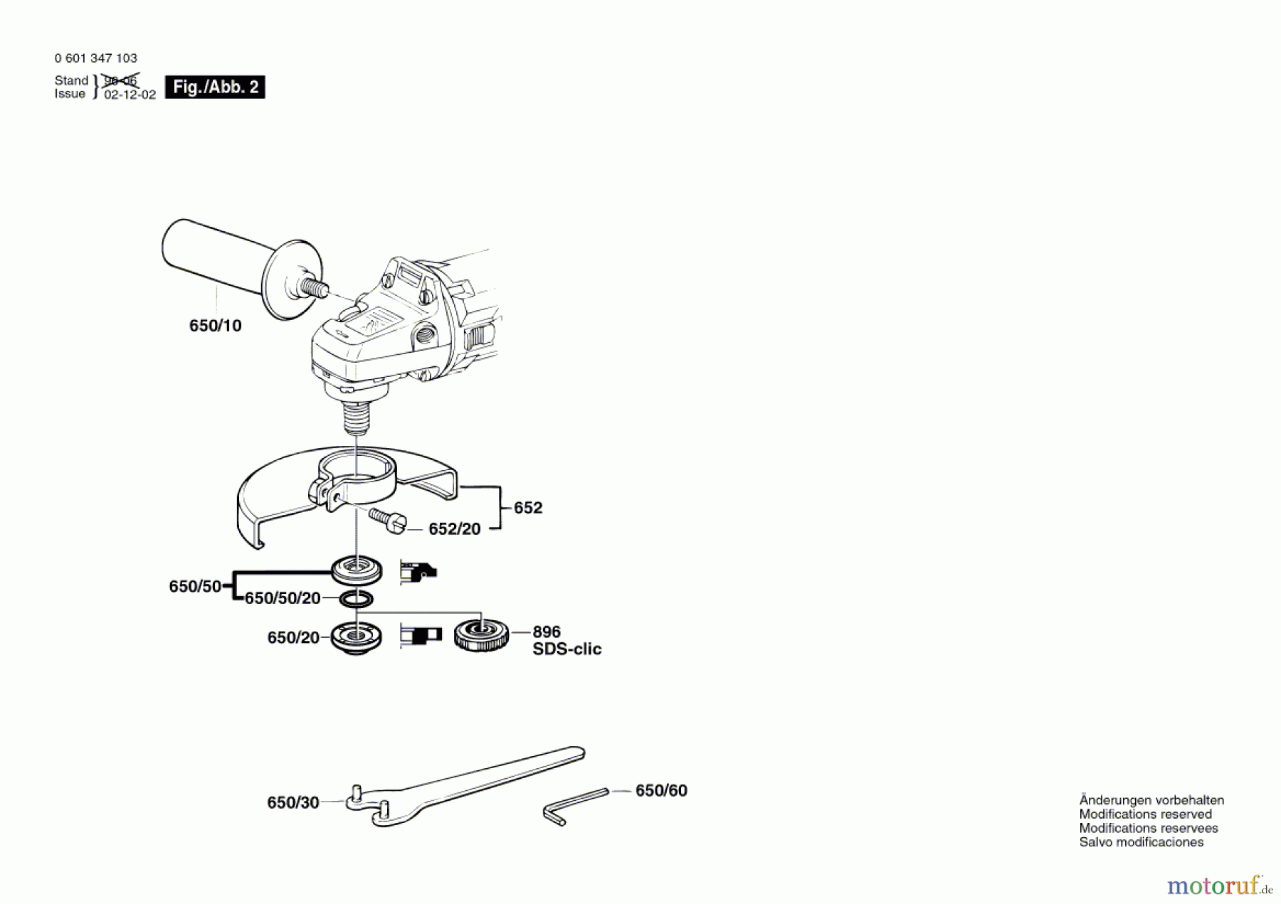  Bosch Werkzeug Winkelschleifer GWS 7-115 Seite 2