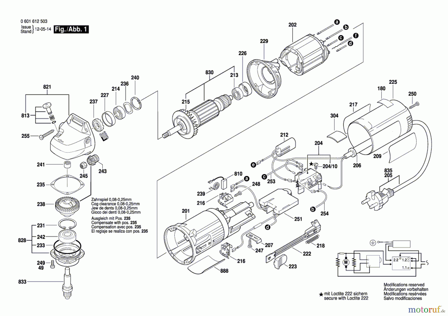  Bosch Werkzeug Mauernutfräse GNF 20 CA Seite 1