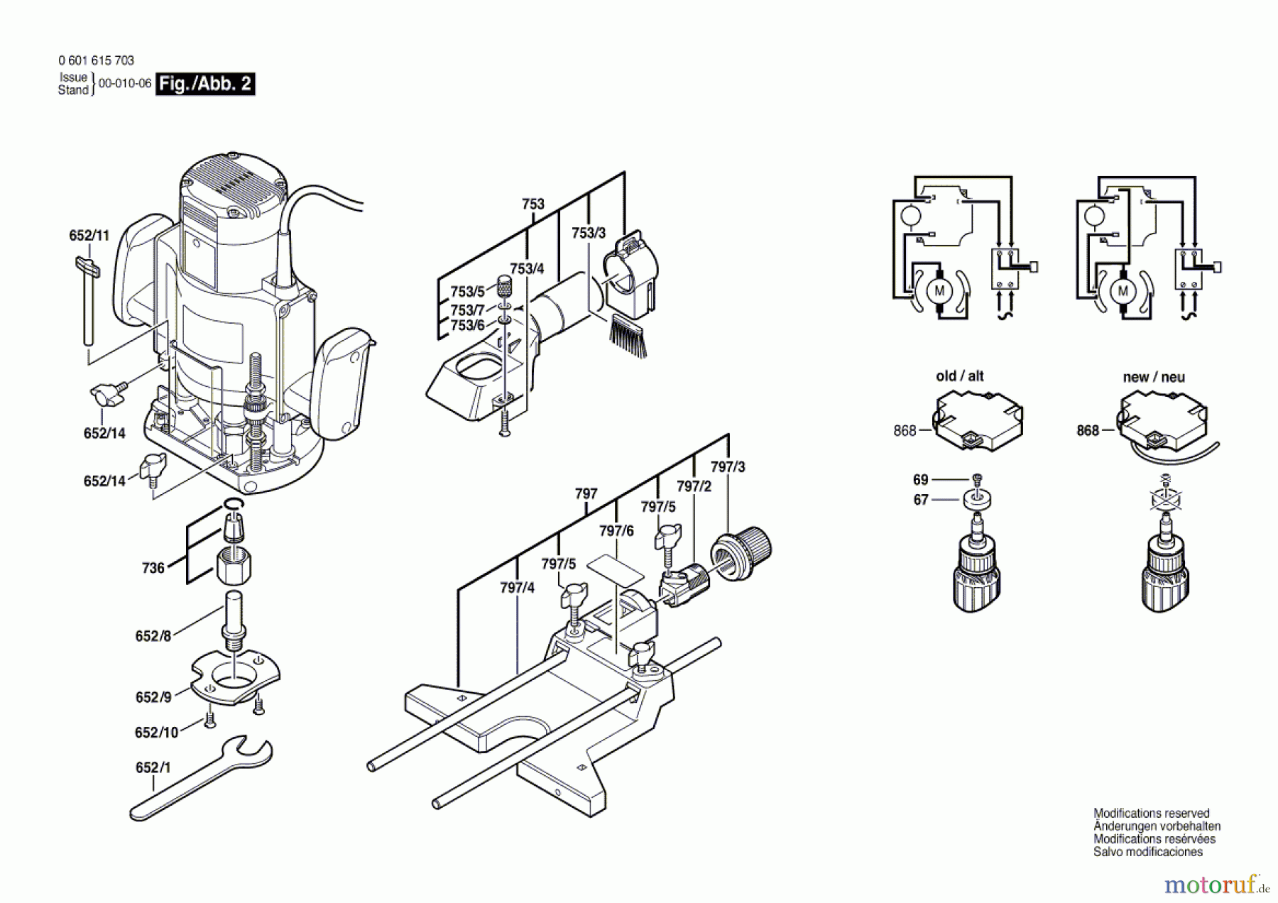  Bosch Werkzeug Oberfräse GOF 1700 ACE Seite 2