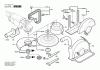 Bosch Winkelschleifer GWS 230 Listas de piezas de repuesto y dibujos Seite 2