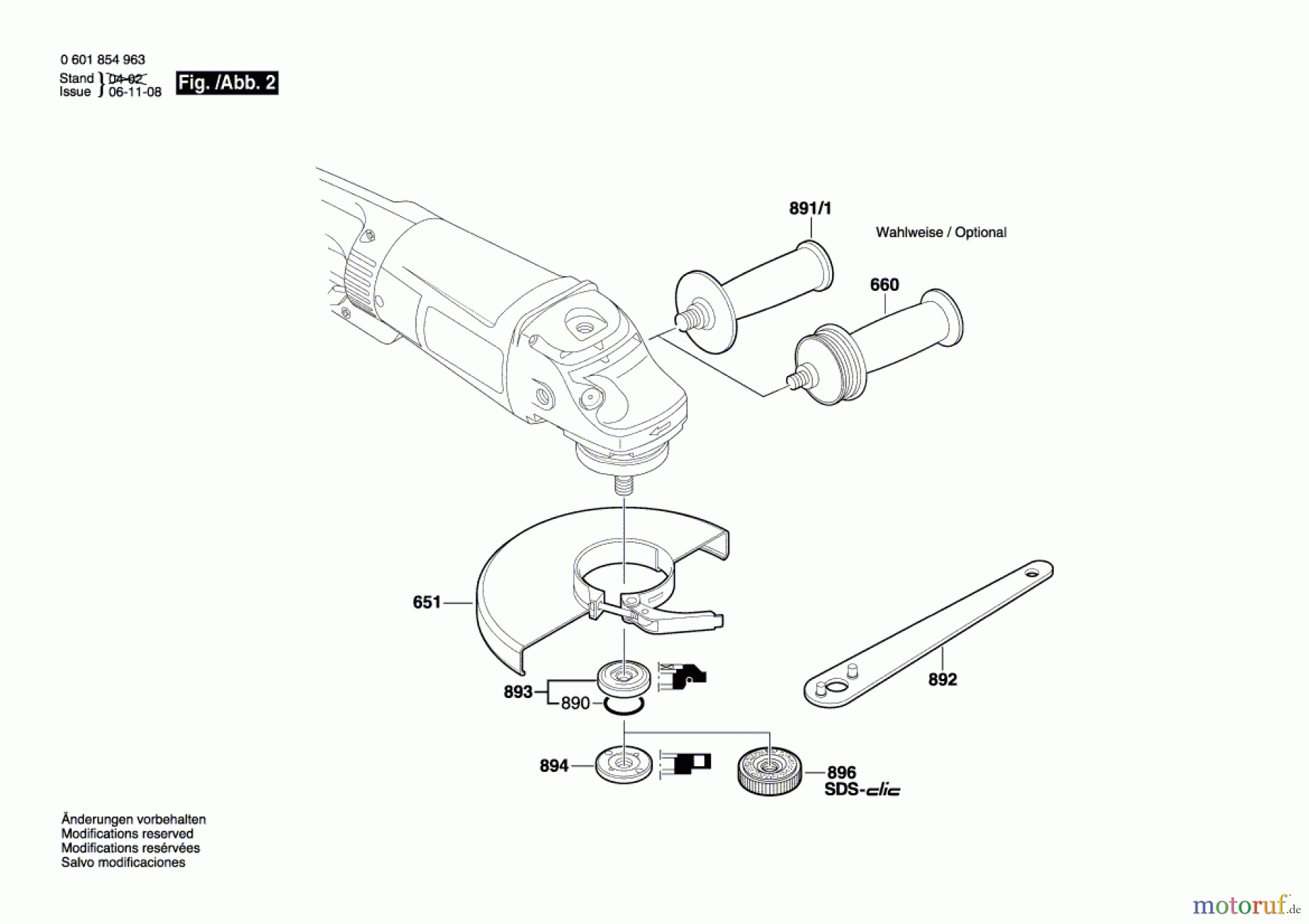  Bosch Werkzeug Winkelschleifer BTI-WKS 230 E Seite 2