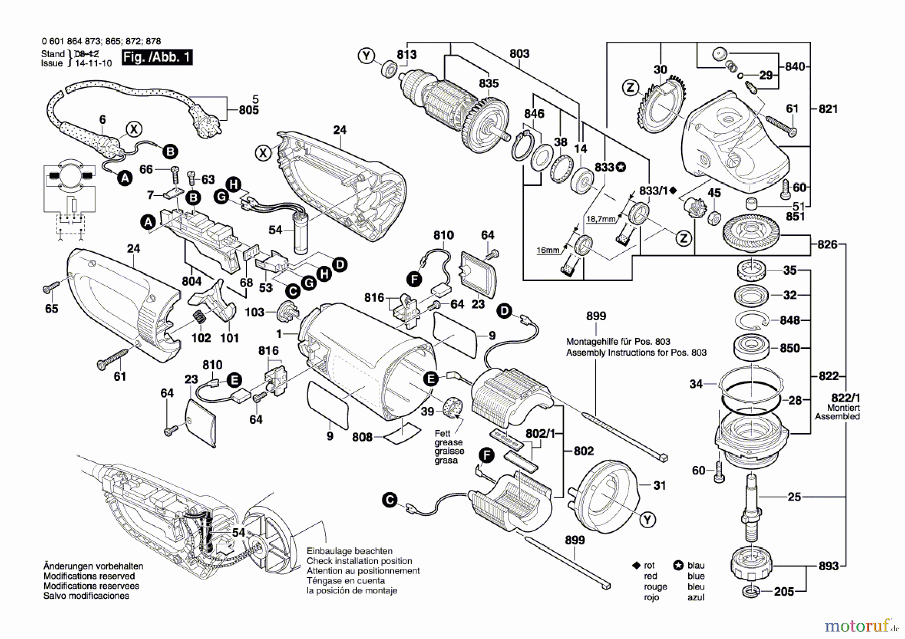  Bosch Werkzeug Winkelschleifer GWS 24-230 JBX Seite 1