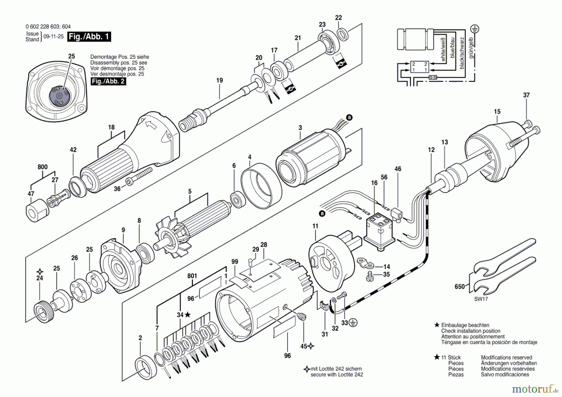  Bosch Werkzeug Hf-Geradschleifer GERADSCHLEIFER ---- Seite 1