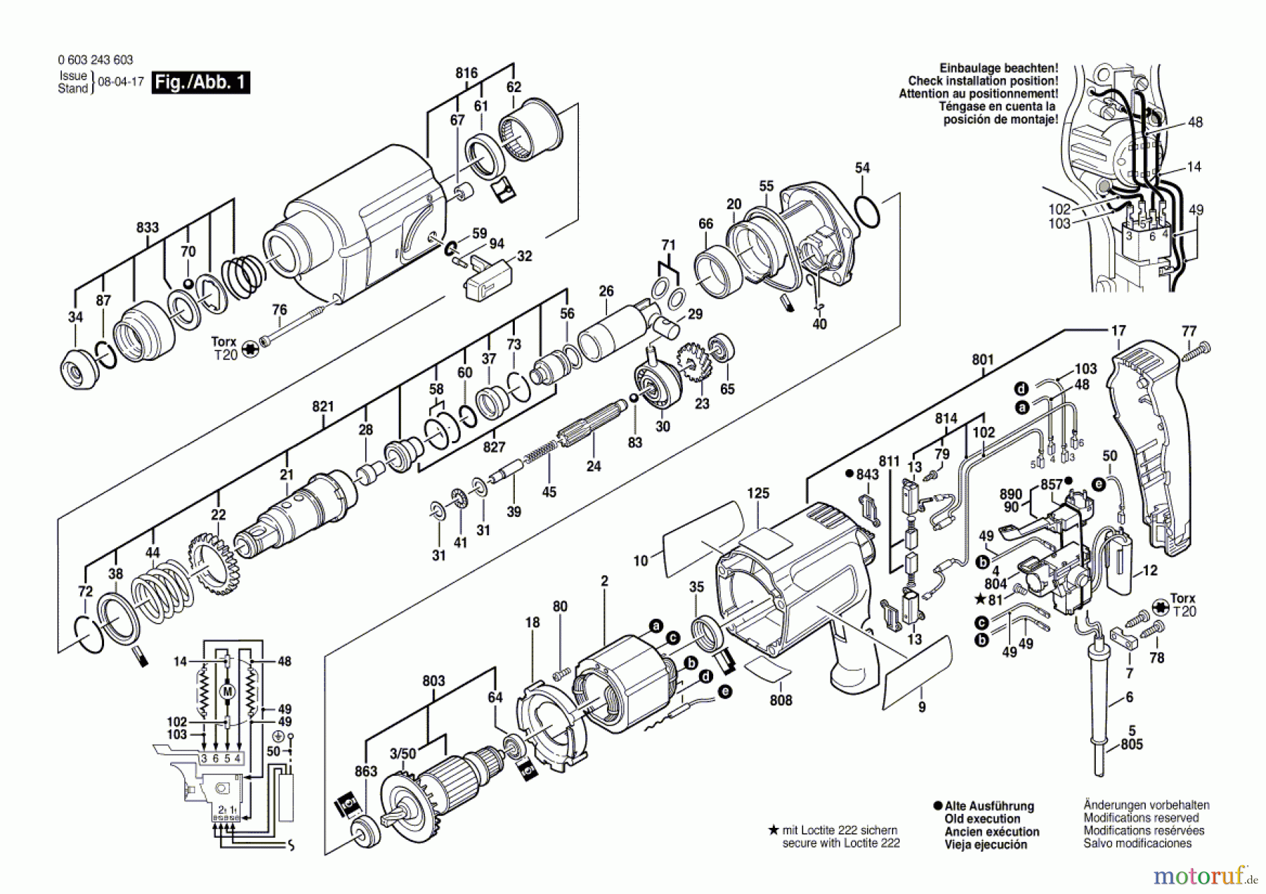  Bosch Werkzeug Hw-Bohrhammer PBH 20-RLE Seite 1
