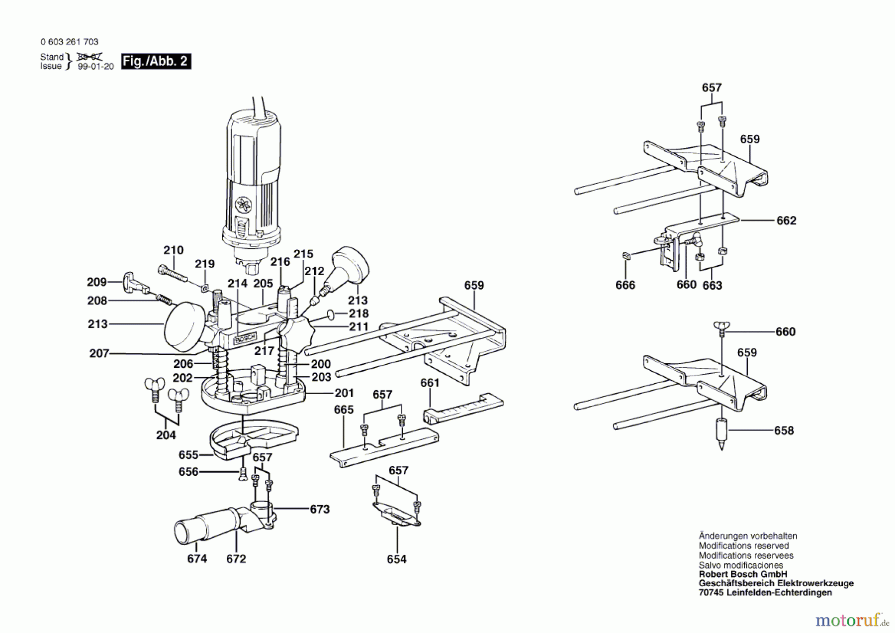  Bosch Werkzeug Oberfräse POF 500 EA Seite 2