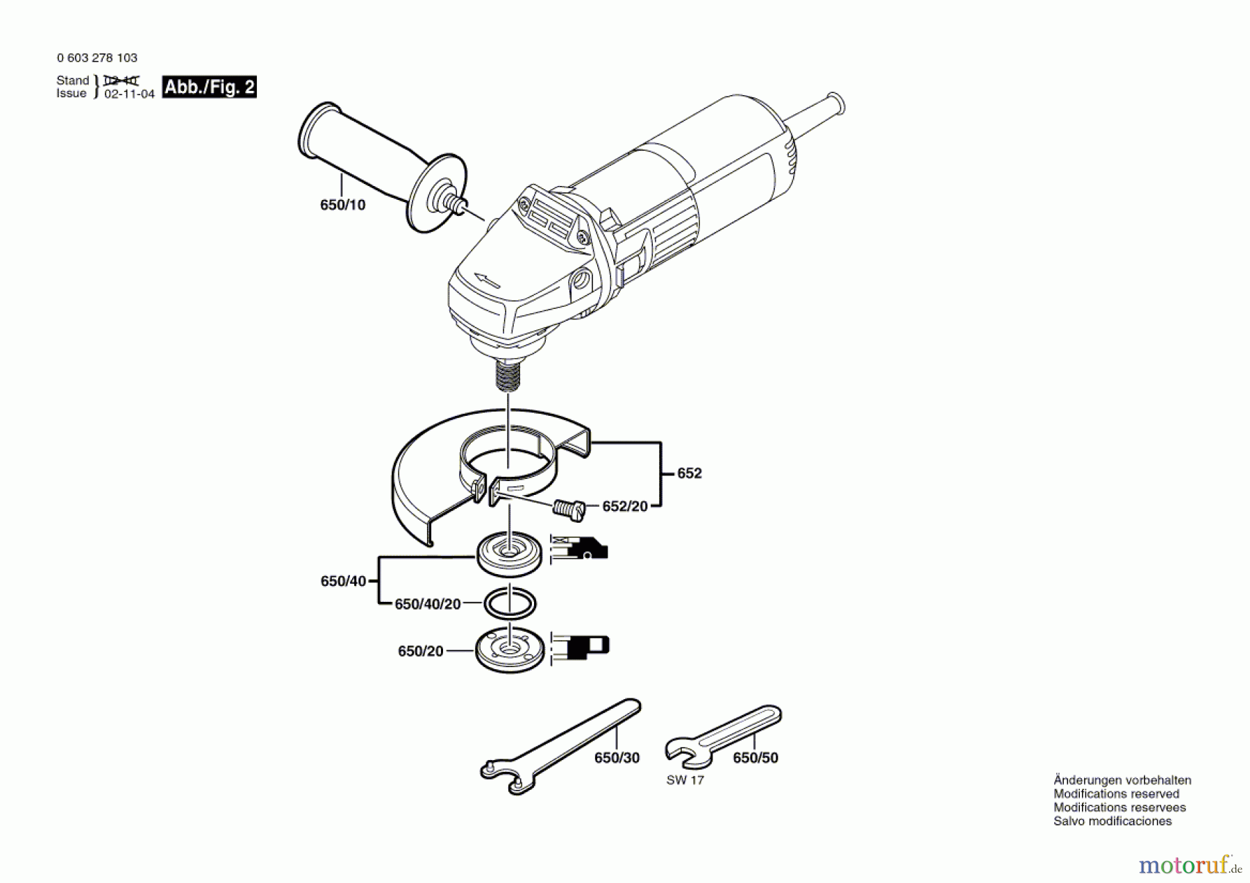  Bosch Werkzeug Winkelschleifer PWS 5-115 Seite 2