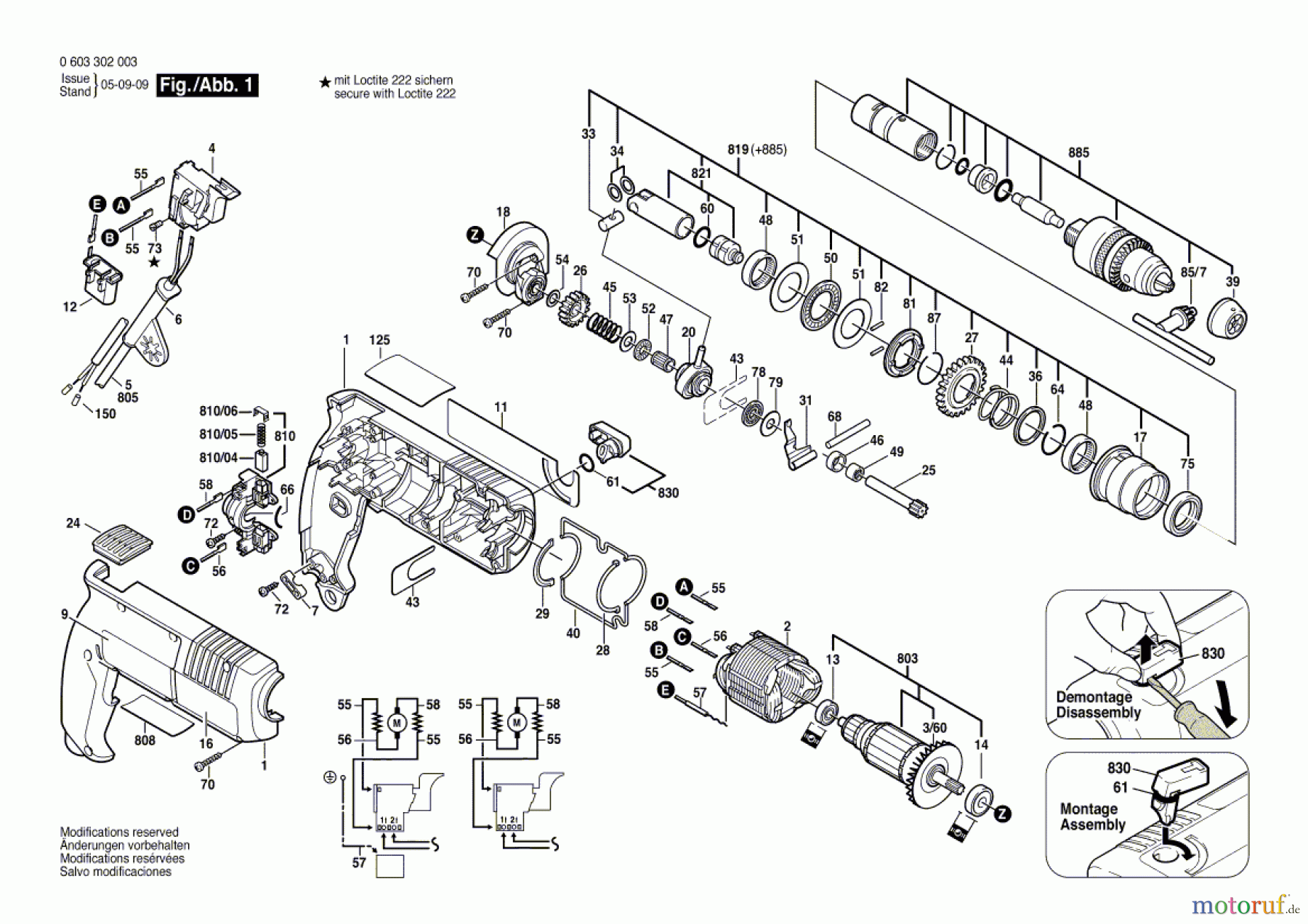  Bosch Werkzeug Hw-Bohrhammer PBH 1 Seite 1