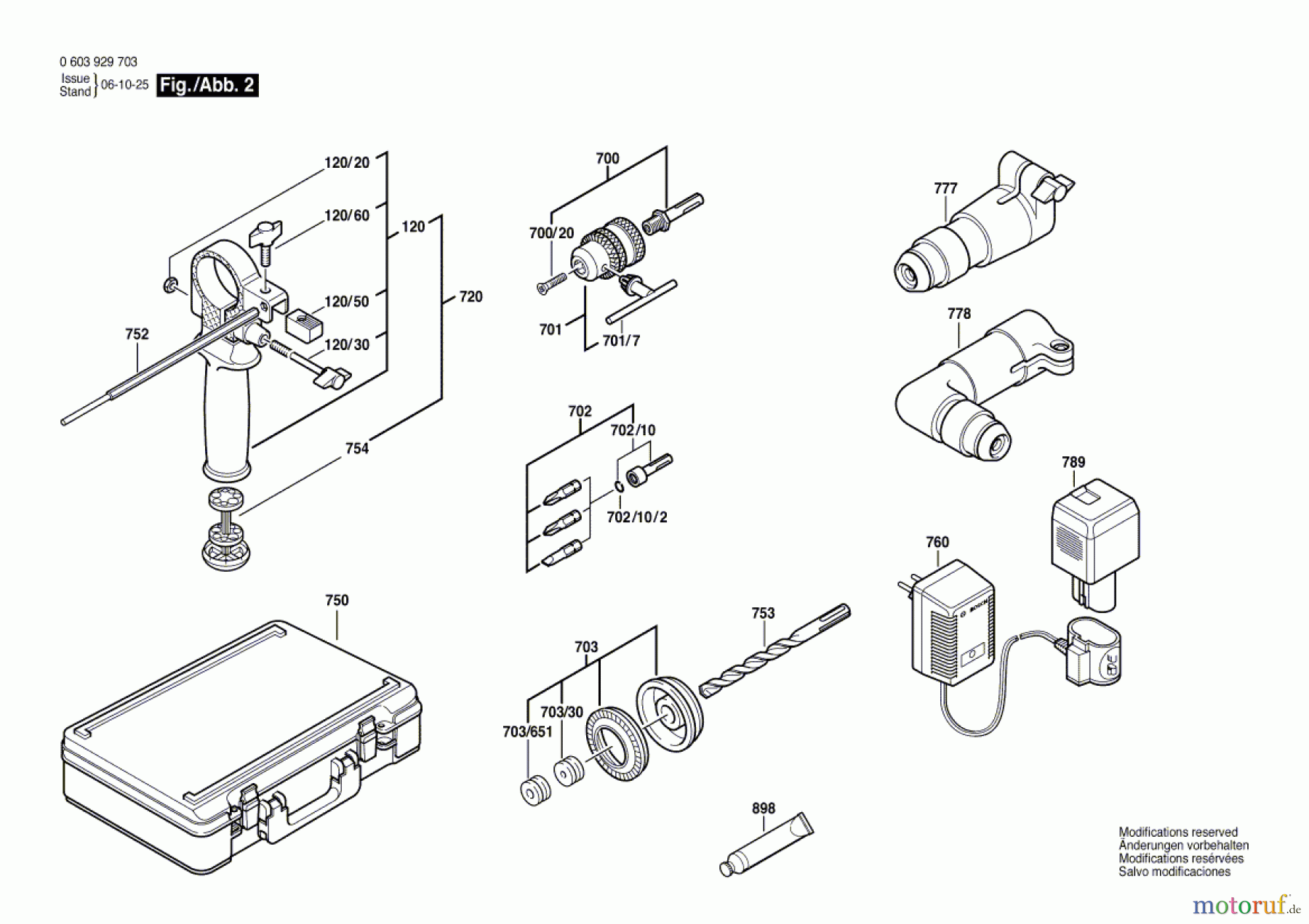  Bosch Akku Werkzeug Akku-Bohrhammer PBH 12 VRE Seite 2