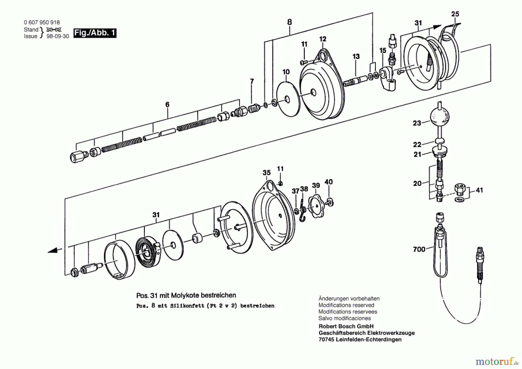  Bosch Werkzeug Federzug ---- Seite 1