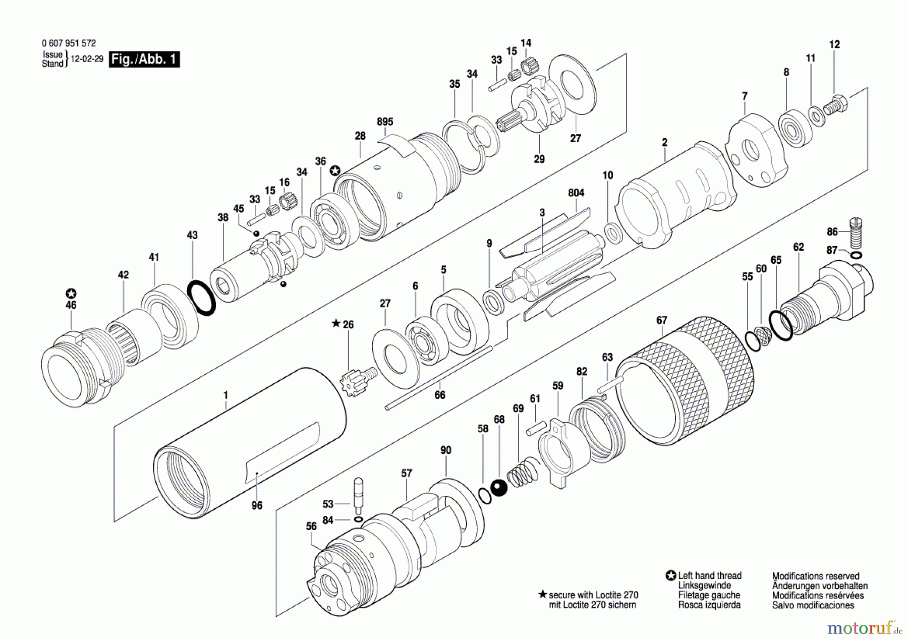  Bosch Werkzeug Einbaumotor 370 WATT-SERIE Seite 2