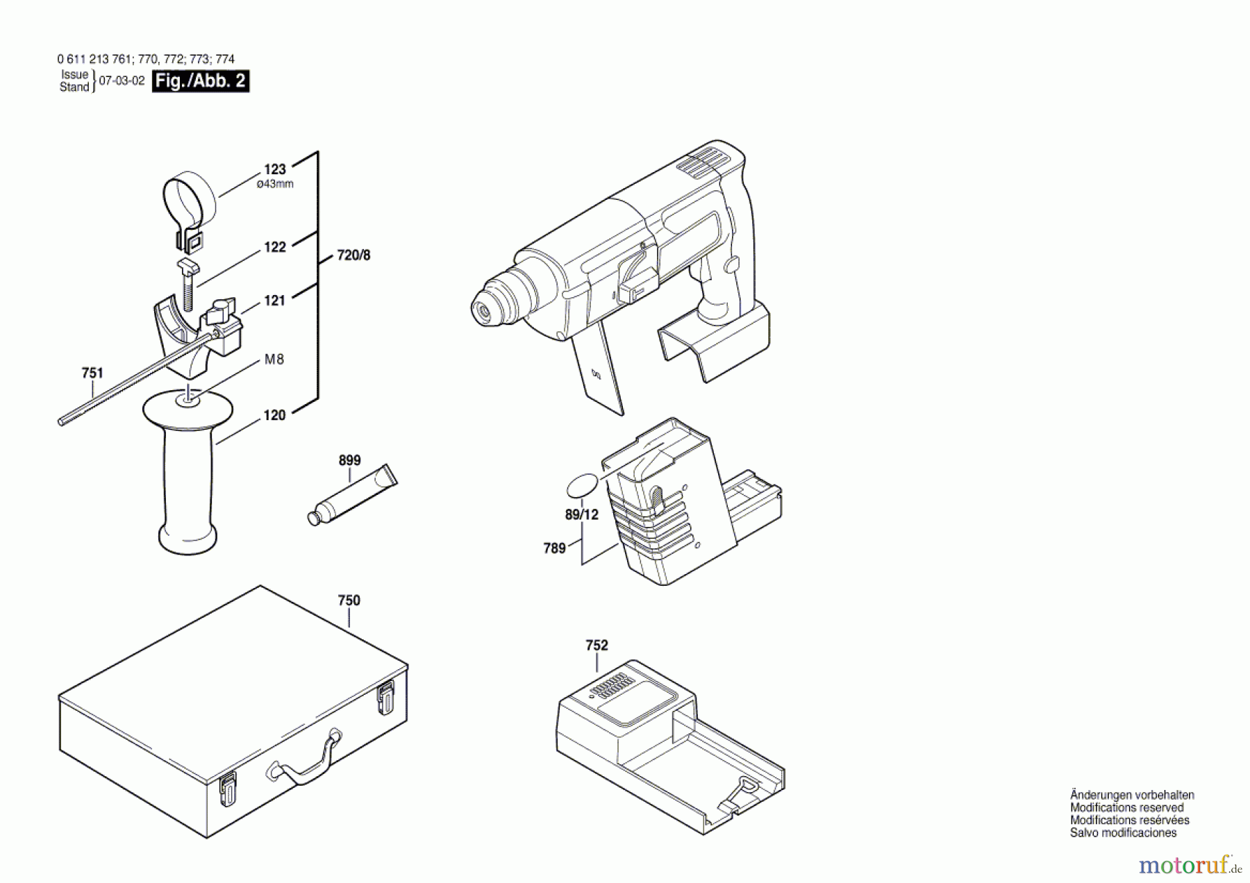  Bosch Akku Werkzeug Gw-Akku-Bohrhammer 324 VE Seite 2