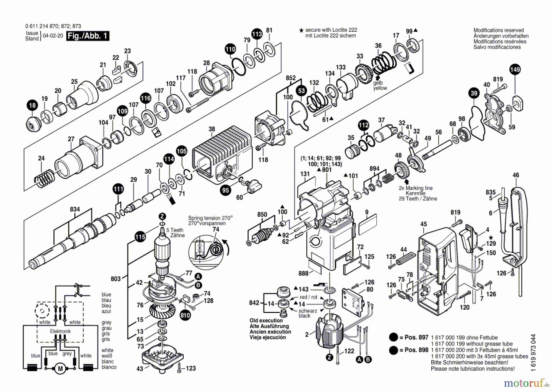  Bosch Werkzeug Bohrhammer 385 Seite 1