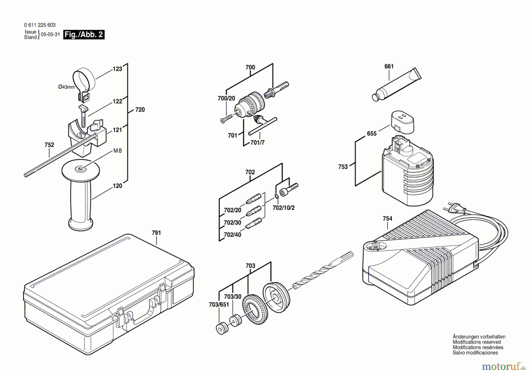  Bosch Akku Werkzeug Gw-Akku-Bohrhammer GBH 24 VRE Seite 2