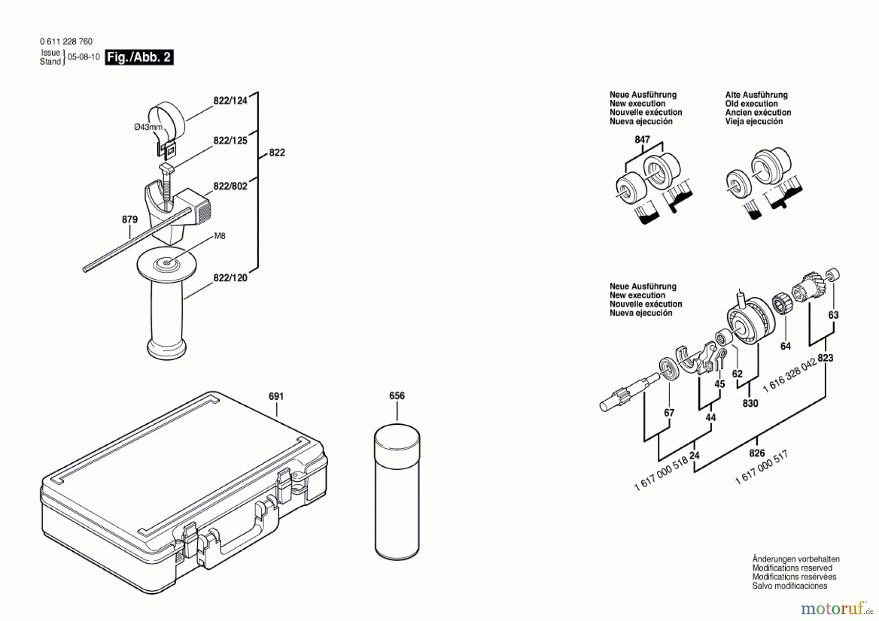  Bosch Werkzeug Bohrhammer H 24-MLE Seite 2