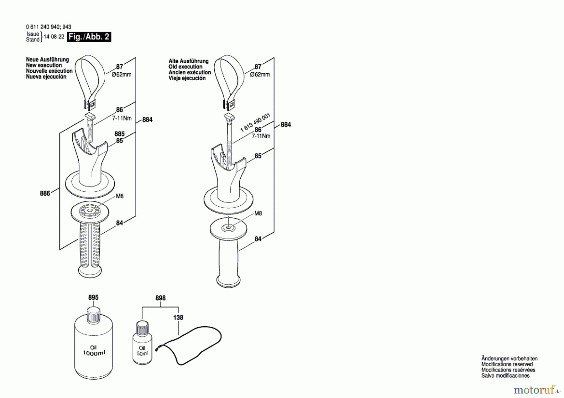  Bosch Werkzeug Bohrhammer GBH 5-38 X Seite 2