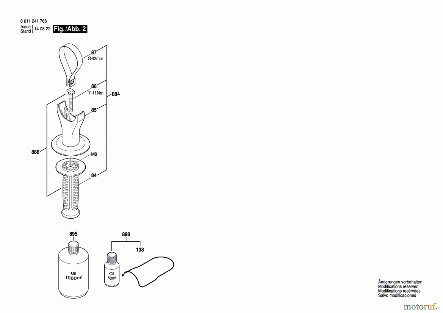  Bosch Werkzeug Bohrhammer BMH 40-XE Seite 2