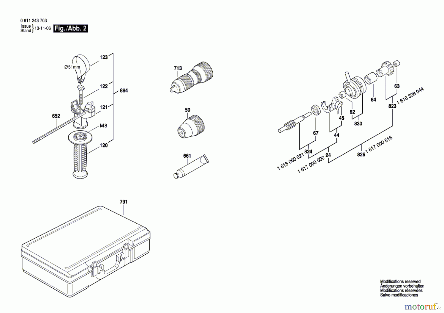  Bosch Werkzeug Bohrhammer GBH 4-top Seite 2