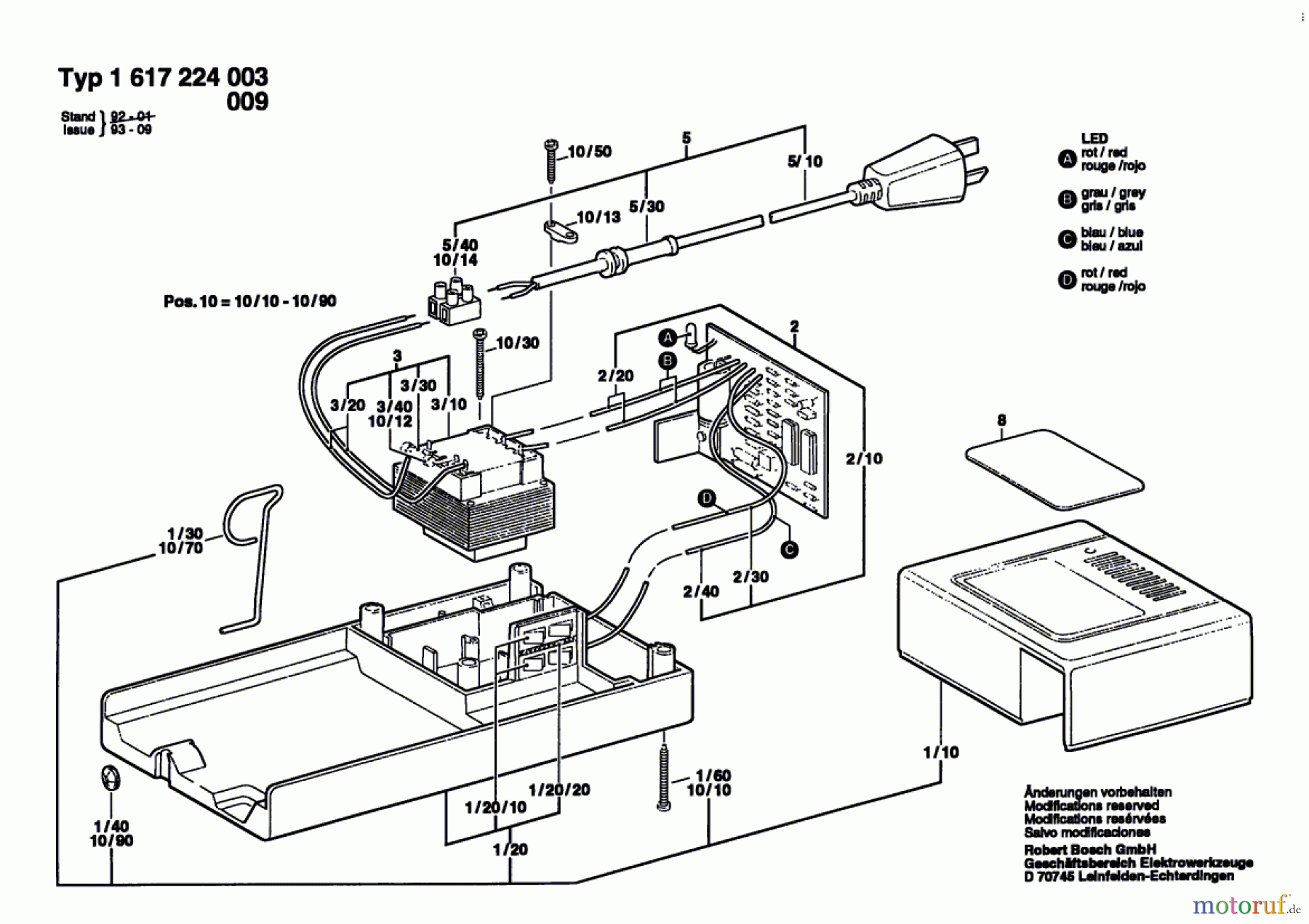  Bosch Werkzeug Batterie-Ladegerät ---- Seite 1