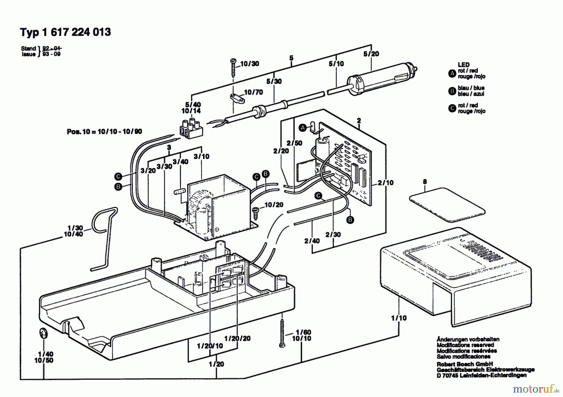  Bosch Werkzeug Batterie-Ladegerät ---- Seite 1